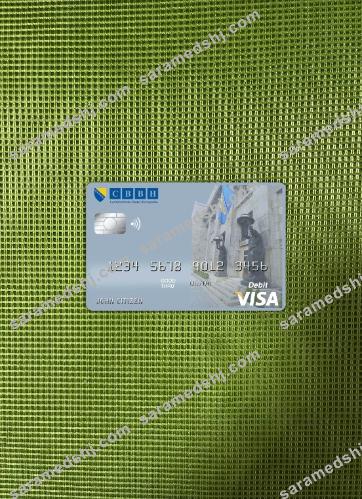 Bosnia and Herzegovina Central bank visa card photolook front